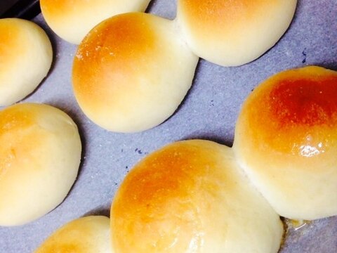 簡単 Hbを使って冷めてもふわふわミルクパン レシピ 作り方 By Saori 楽天レシピ